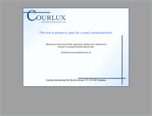 Tablet Screenshot of mainsrv.courlux.ch